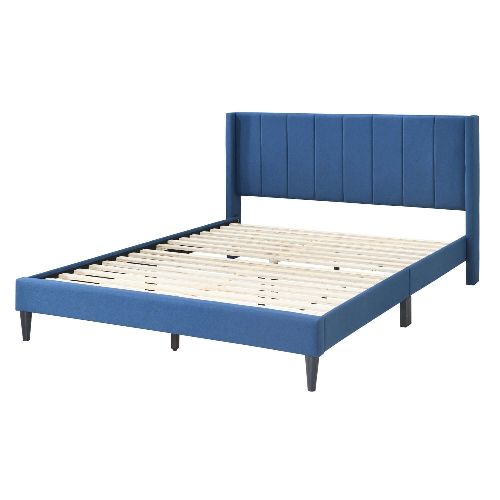 Luxurious Samson Queen Bed in Blue - Shop Now-Upinteriors