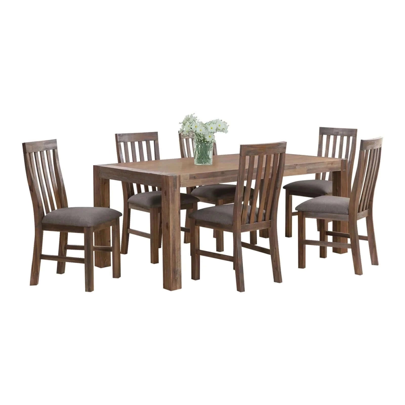 Buy 7-Piece Dining Suite - Medium Dining Table and 6 Chairs-Upinteriors