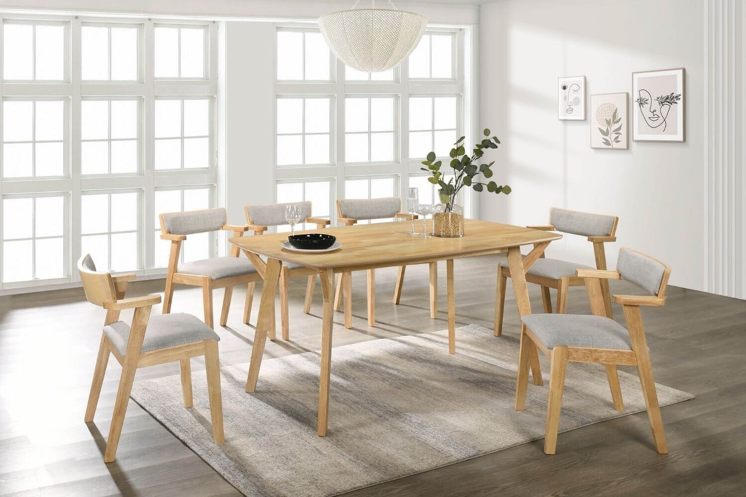 Elmo Dining Chair: Style & Comfort in Natural-Upinteriors