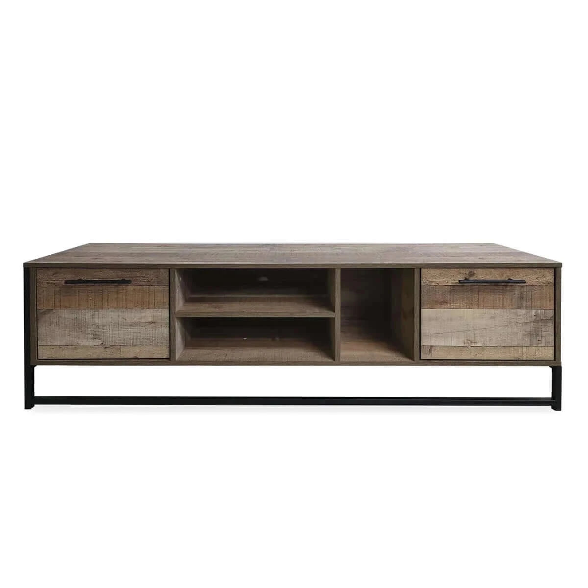 Buy home master vogue wood tone tv unit stylish rustic flawless design 160cm - upinteriors-Upinteriors