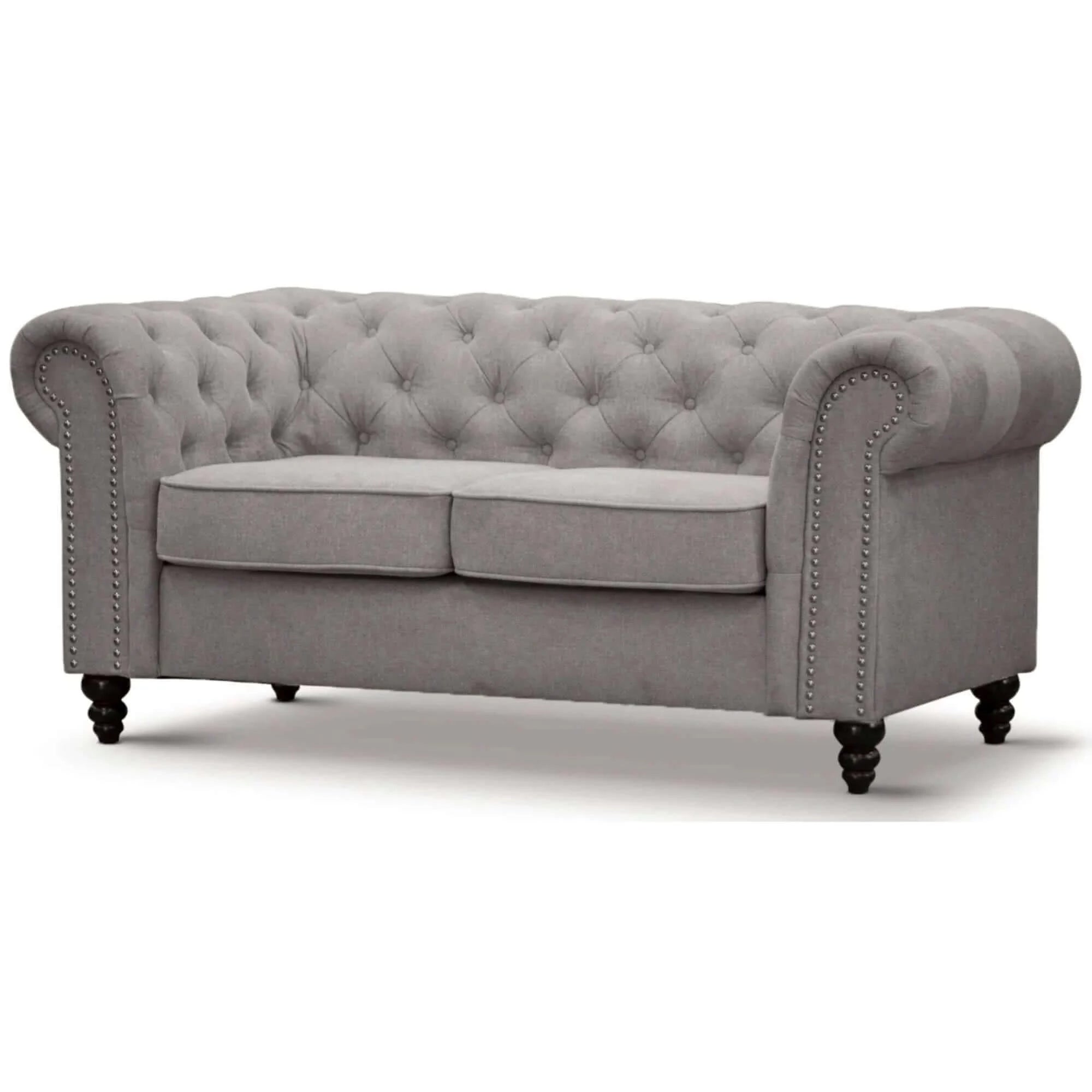 Buy Mellowly 2 Seater Sofa Fabric Uplholstered Chesterfield Lounge Couch – Upinteriors-Upinteriors