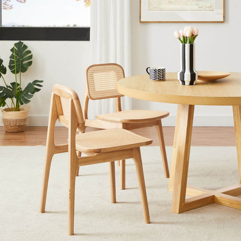 Upgrade Your Dining Area with a Stylish Rattan Dining Chair Set of 4: An Affordable and Sustainable Option-Upinteriors