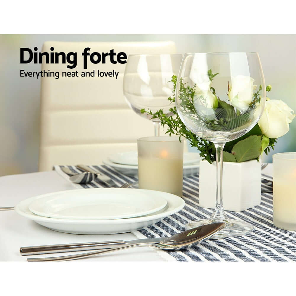 Artiss Dining Table 4-Seater White - Compact & Elegant-Upinteriors
