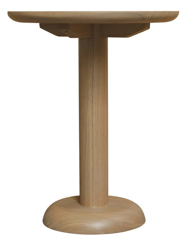 Oslo Mindi Lamp Table - Natural Solid Wood Elegance-Upinteriors