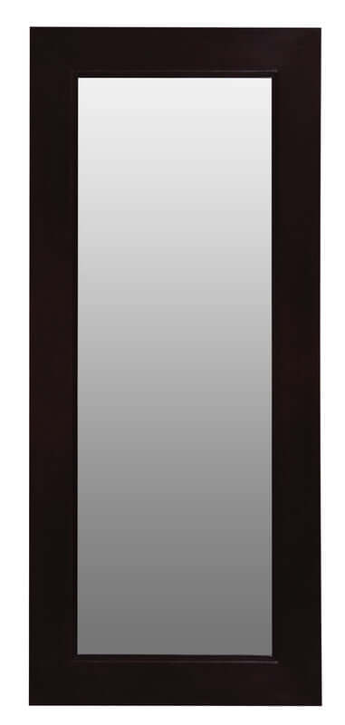 Toby Mahogany Standing Mirror - Chocolate Finish-Upinteriors