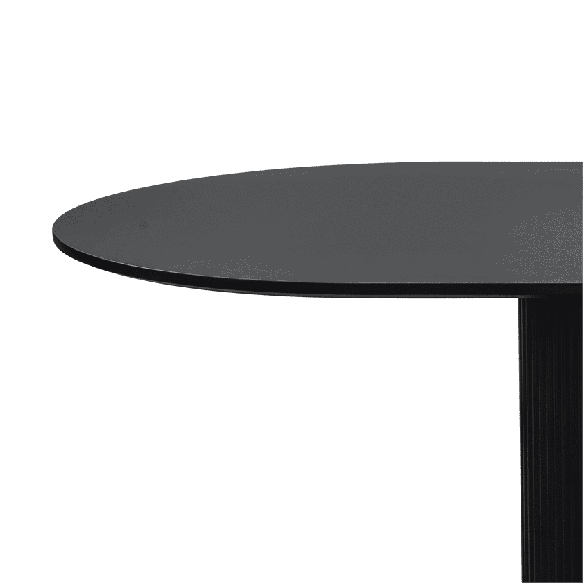 Clara Eclipse Oval Table — Elegance & Warmth-Upinteriors