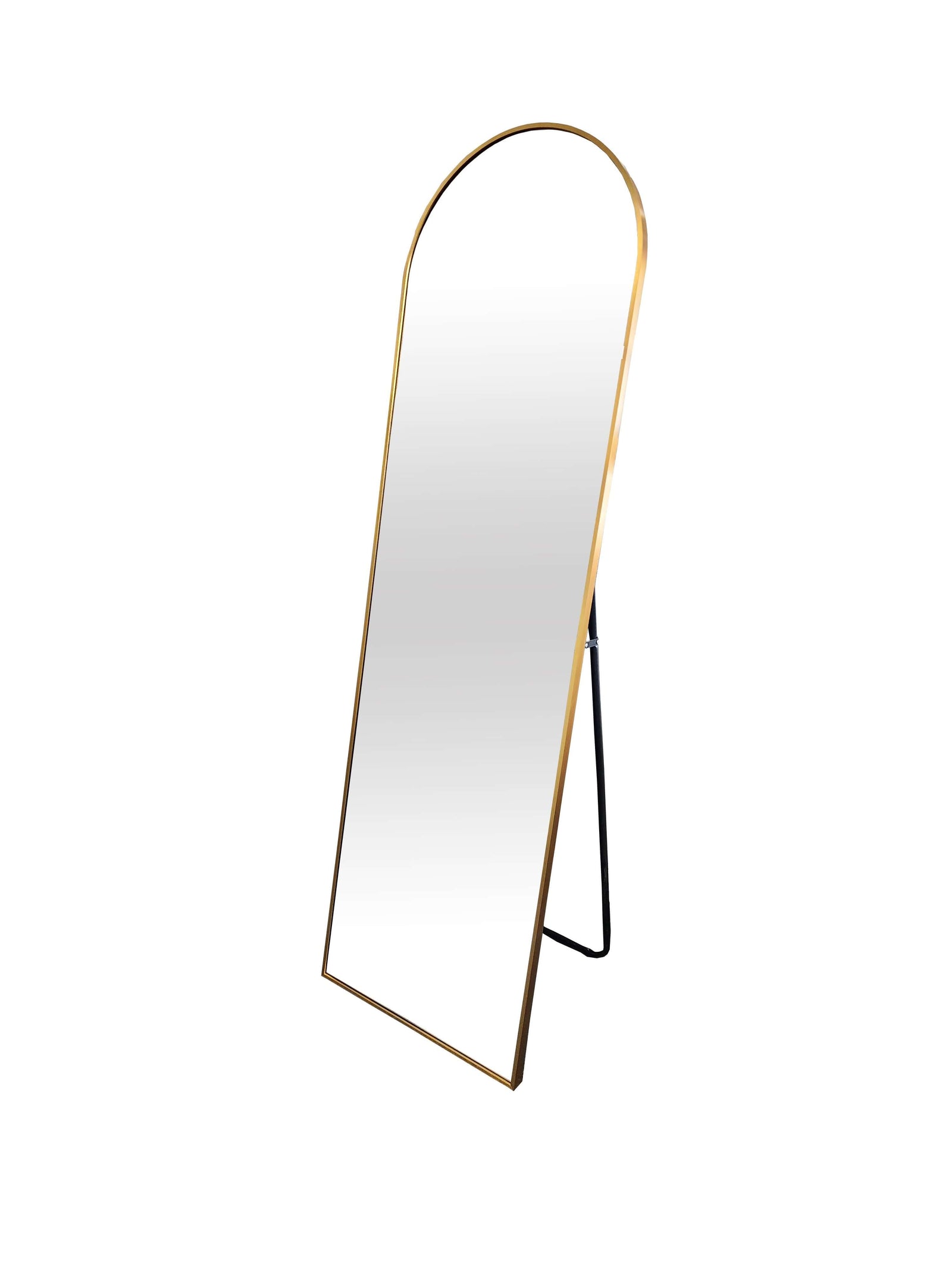 Gold Metal Arch Standing Mirror 50x170cm-Upinteriors
