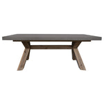 Stony Coffee Table 120cm - Grey Concrete Top-Upinteriors
