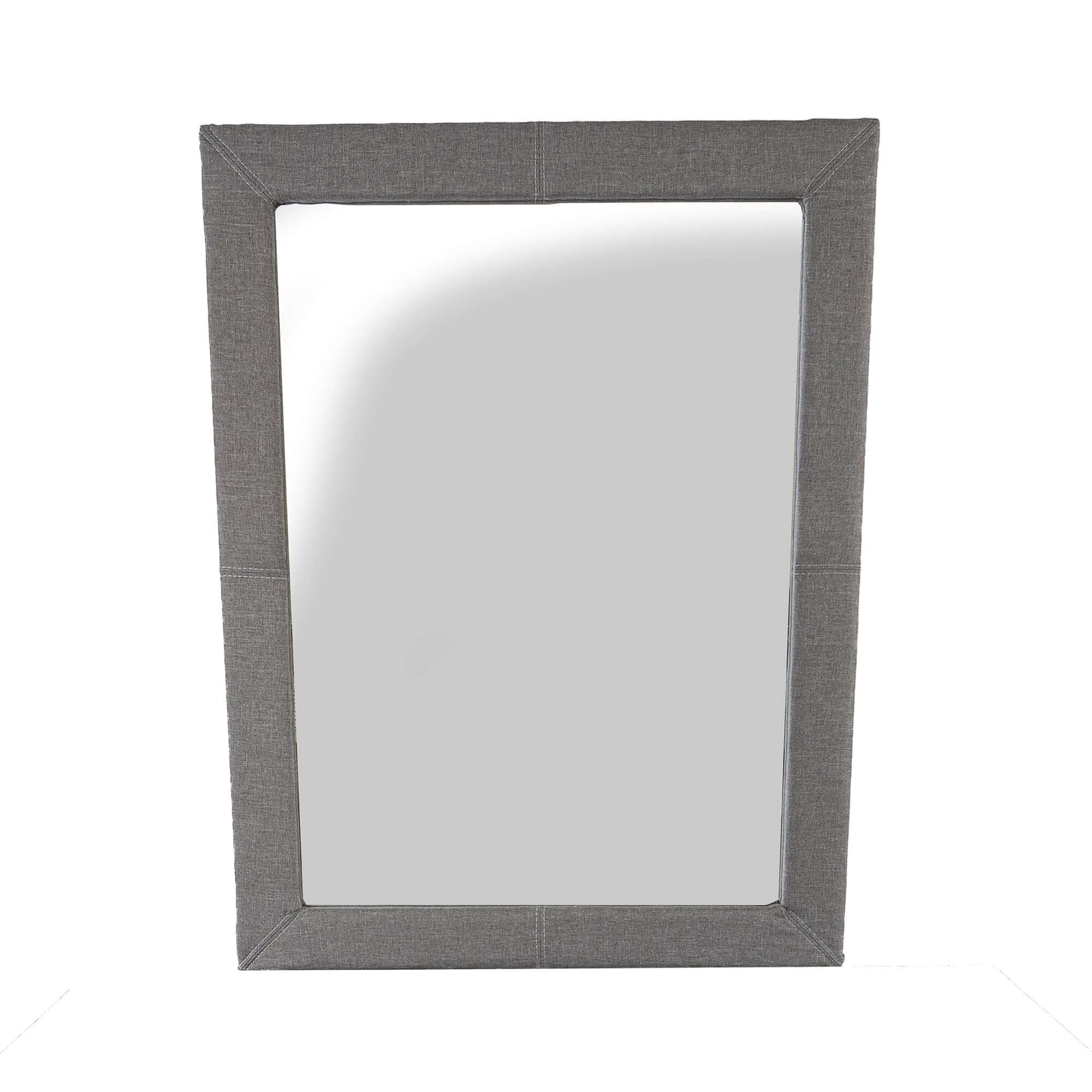 Molly Dresser Mirror Set - Light Grey 6-Drawer Cabinet-Upinteriors