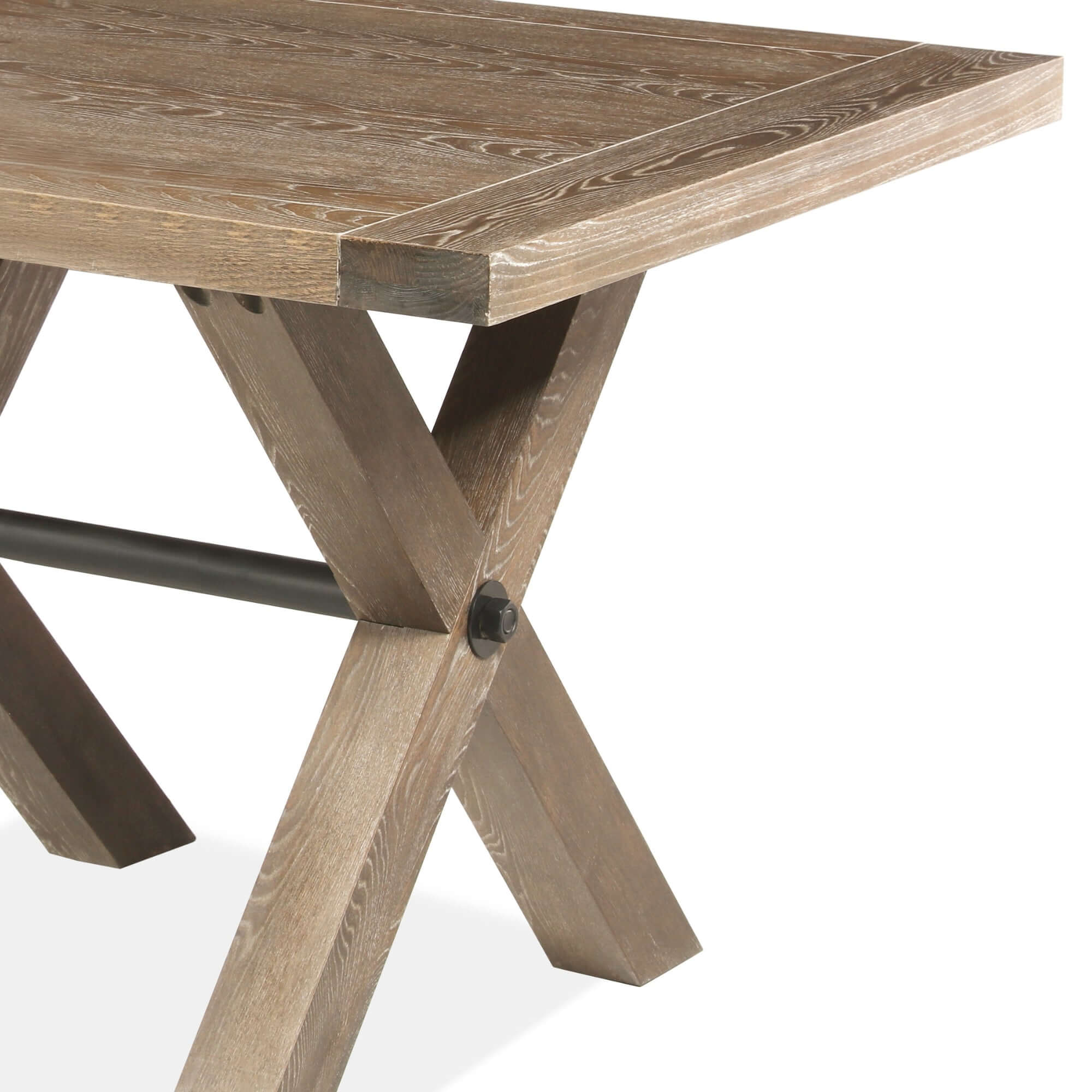 Woodland Lamp Table - 60cm Elm Wood Side Desk-Upinteriors