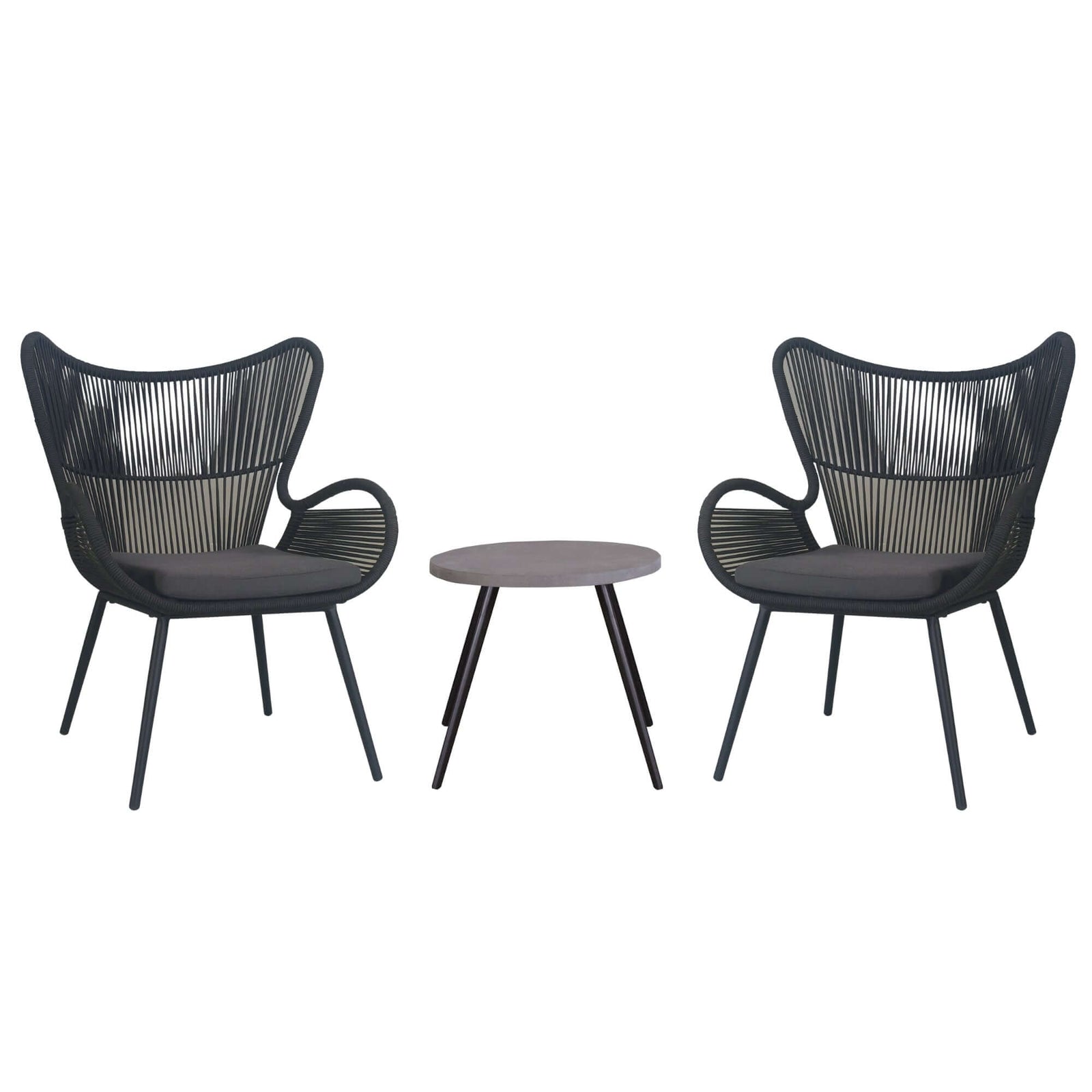 Cairns 3pc Outdoor Sofa Set Lounge 2 Chair-Upinteriors