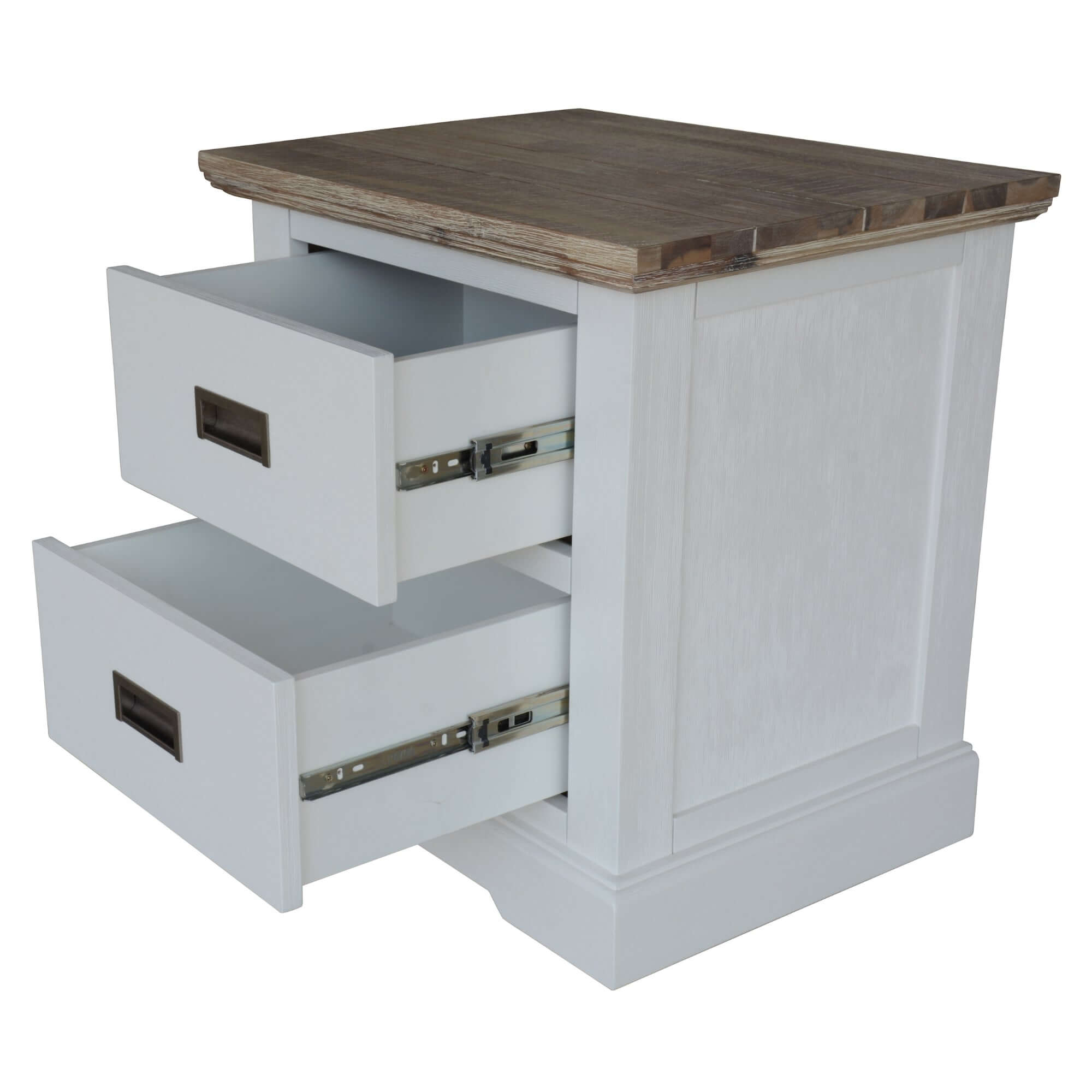 Fiona Bedside Table Set - 2 Drawer Nightstand-Upinteriors