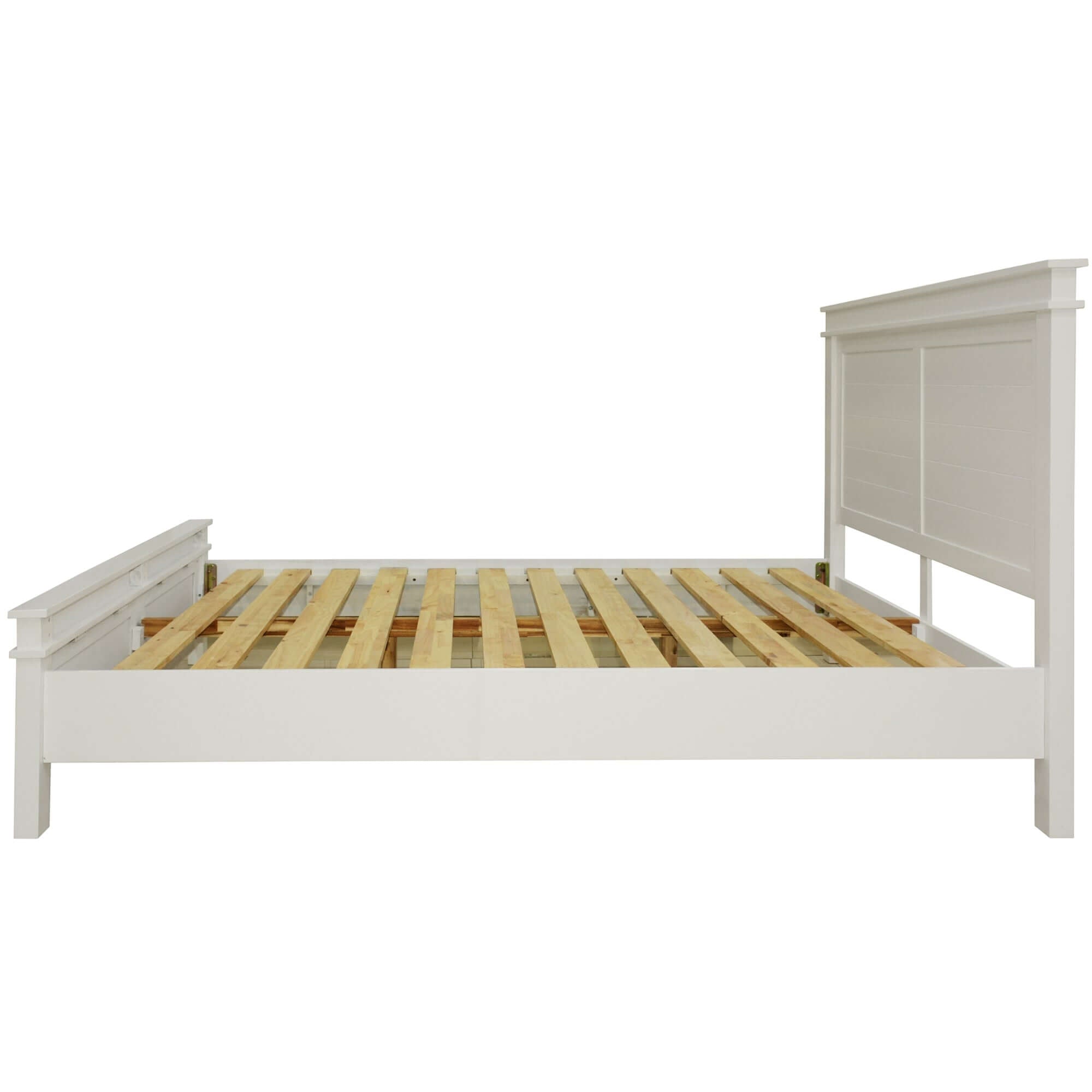 Lily King Bed Suite 5pc Set - Classic White Bedroom-Upinteriors