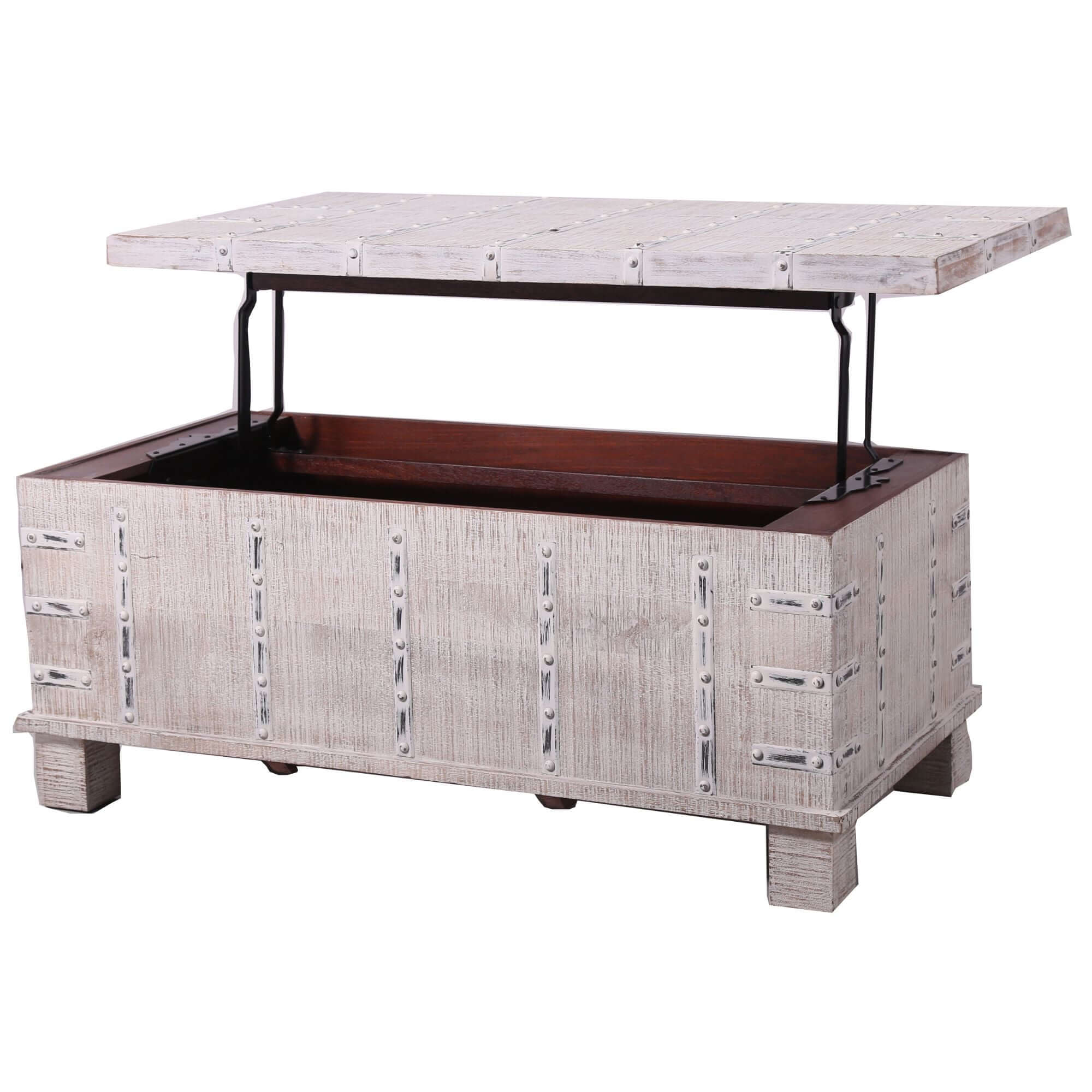 Handcrafted Daksh Coffee Table with Storage-Upinteriors