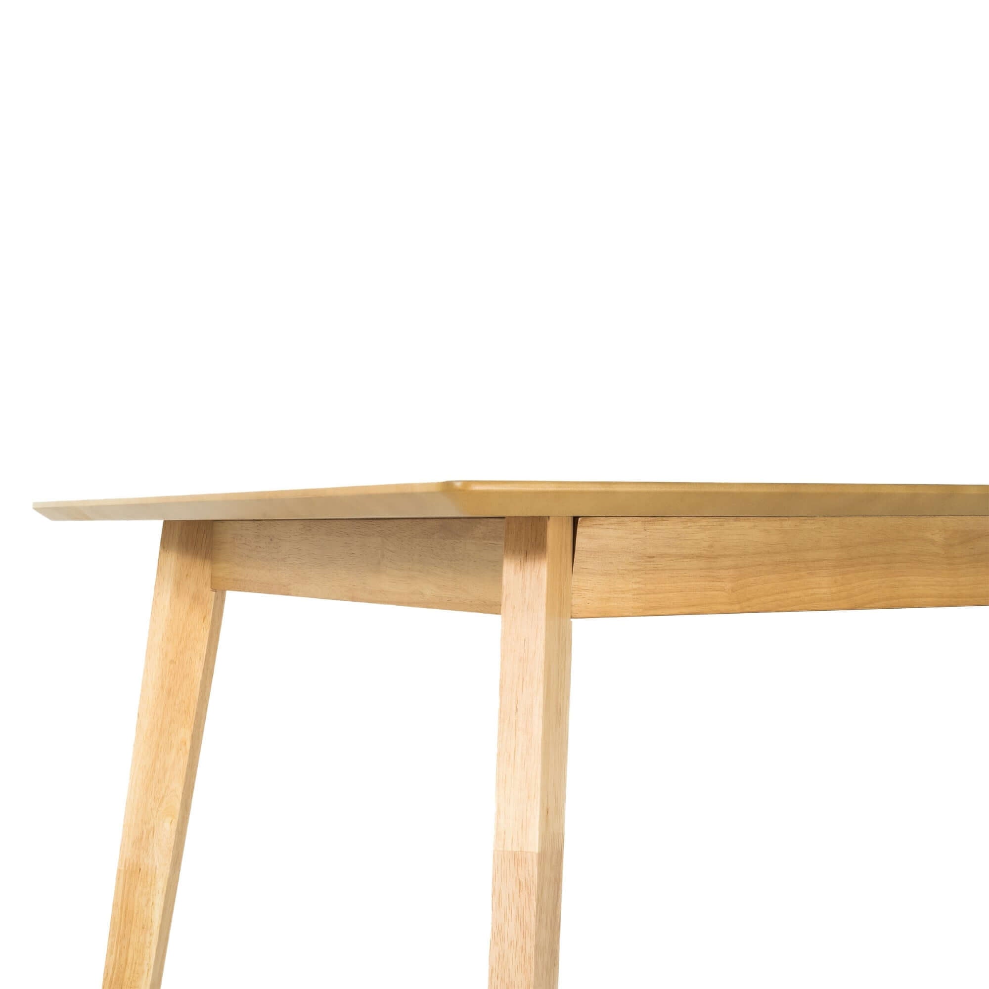 Cusco 150cm Dining Table - Scandinavian Solid Rubberwood-Upinteriors