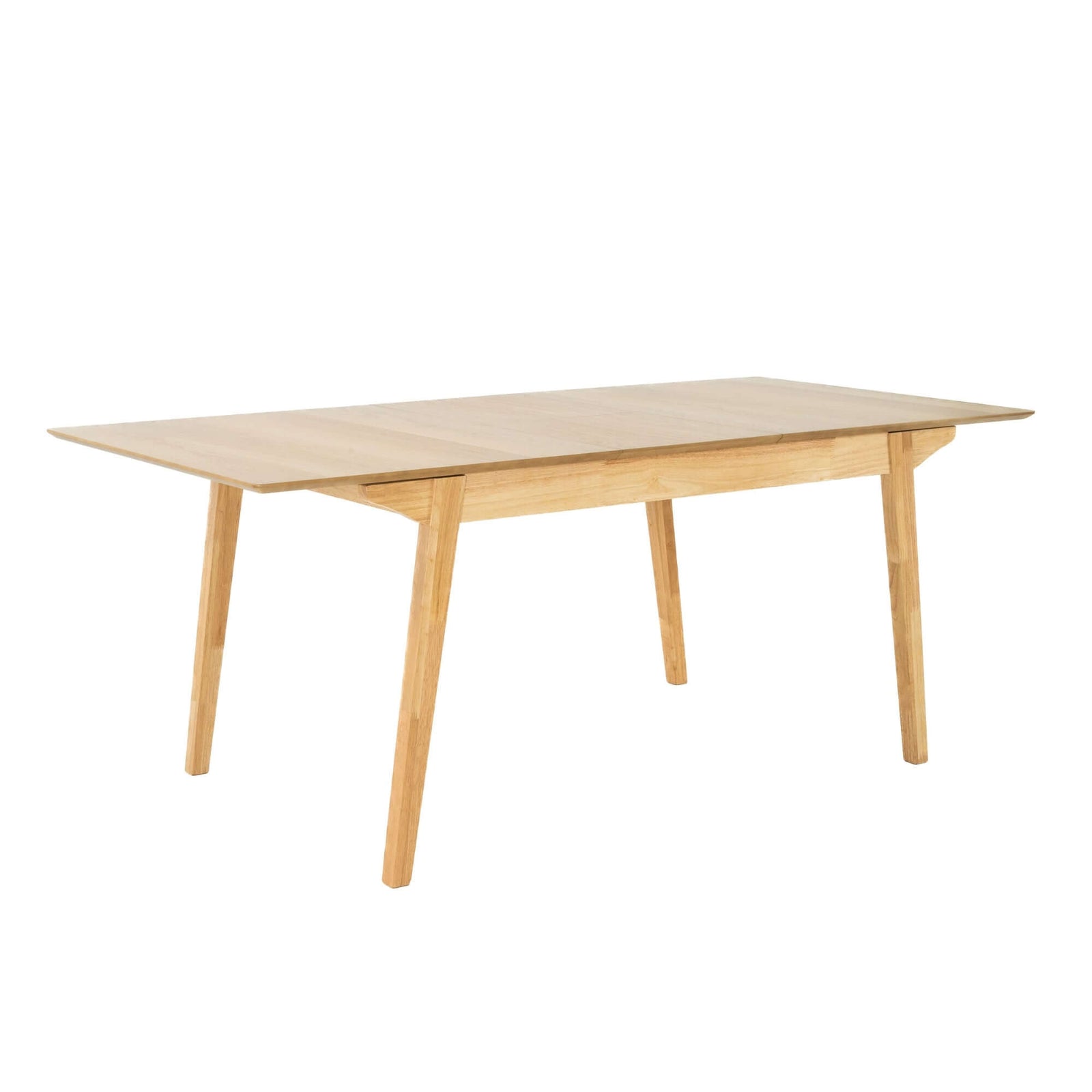 Cusco 150cm - 190cm Extendable Dining Table Scandinavian Style Solid Rubberwood-Upinteriors