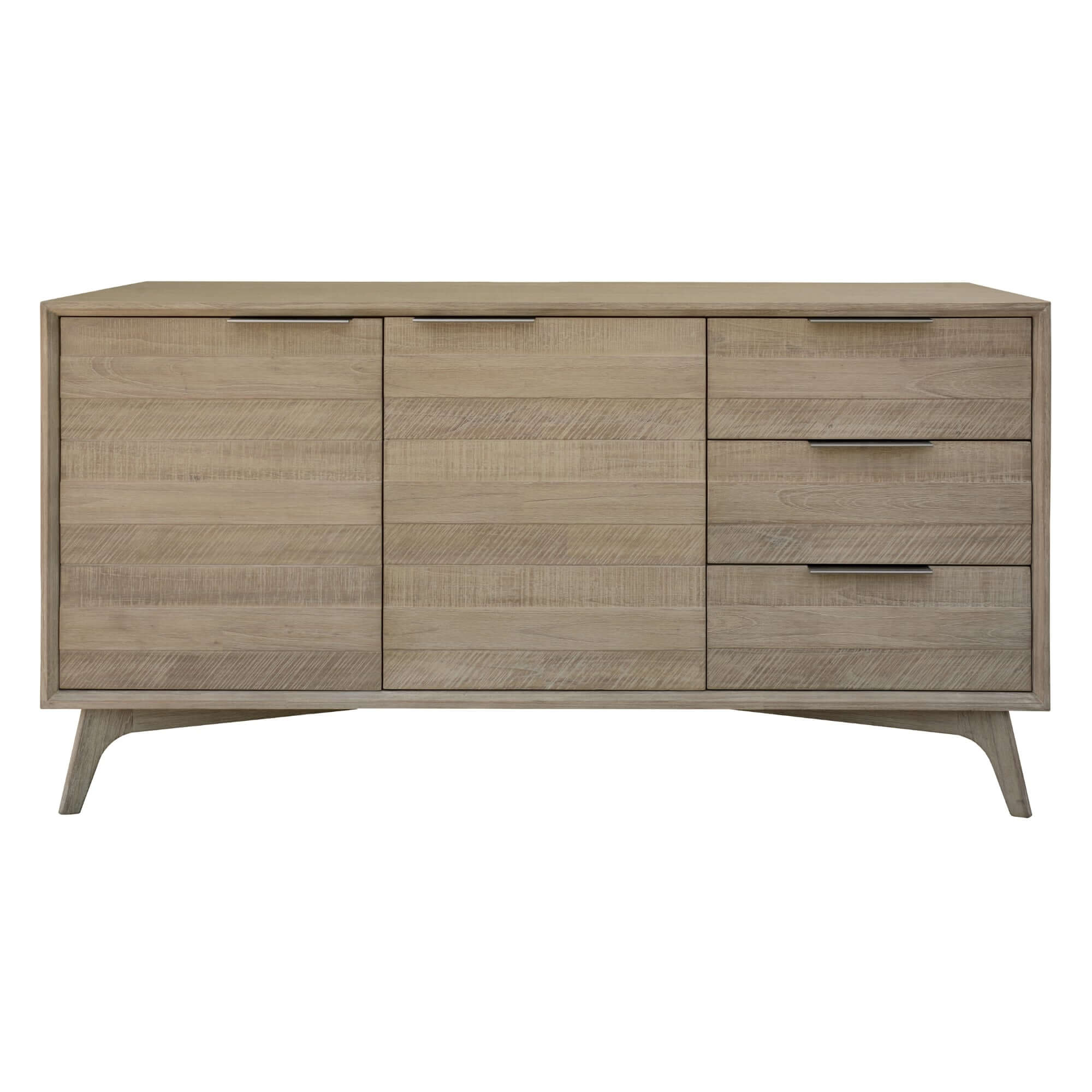 Tyler Buffet Table - Solid Acacia in Brushed Smoke-Upinteriors