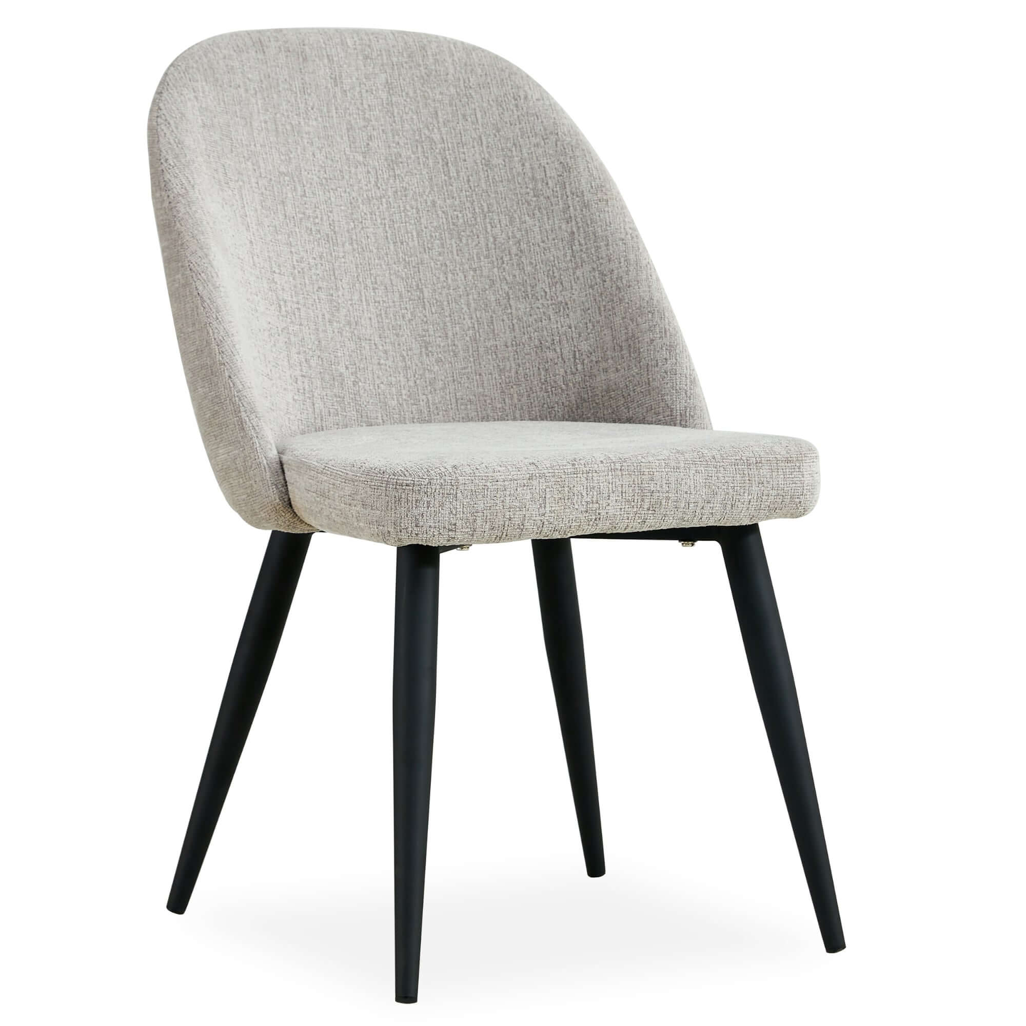 Erin 6-Piece Dining Chair Set - Quartz Fabric-Upinteriors