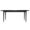Claire 180cm Oak Dining Table - Industrial Black-Upinteriors