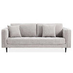 Jolie 3-Seater Fabric Sofa in Quartz - Shop Now-Upinteriors