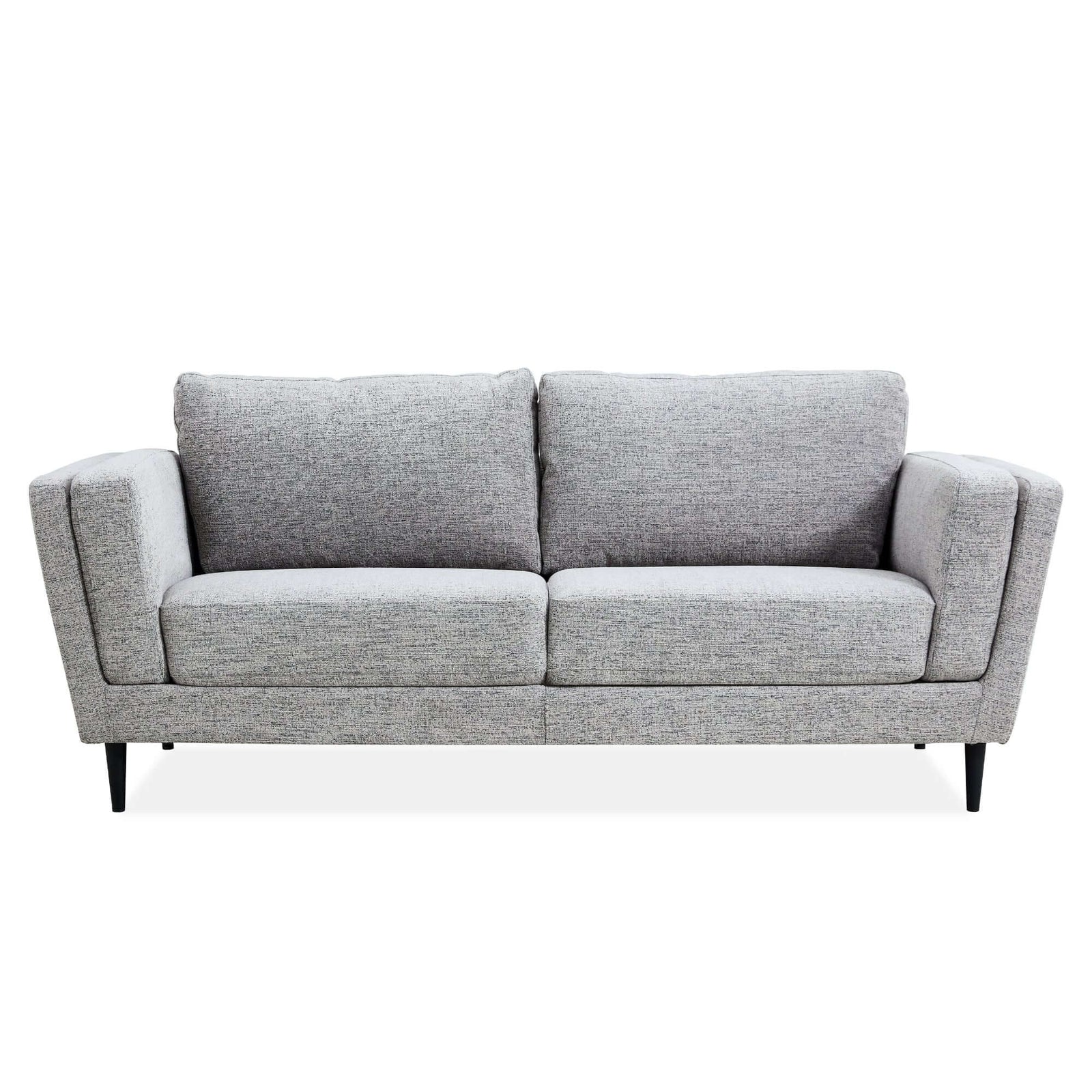 Skylar 3 Seater Sofa Fabric Uplholstered Lounge Couch - Pepper-Upinteriors