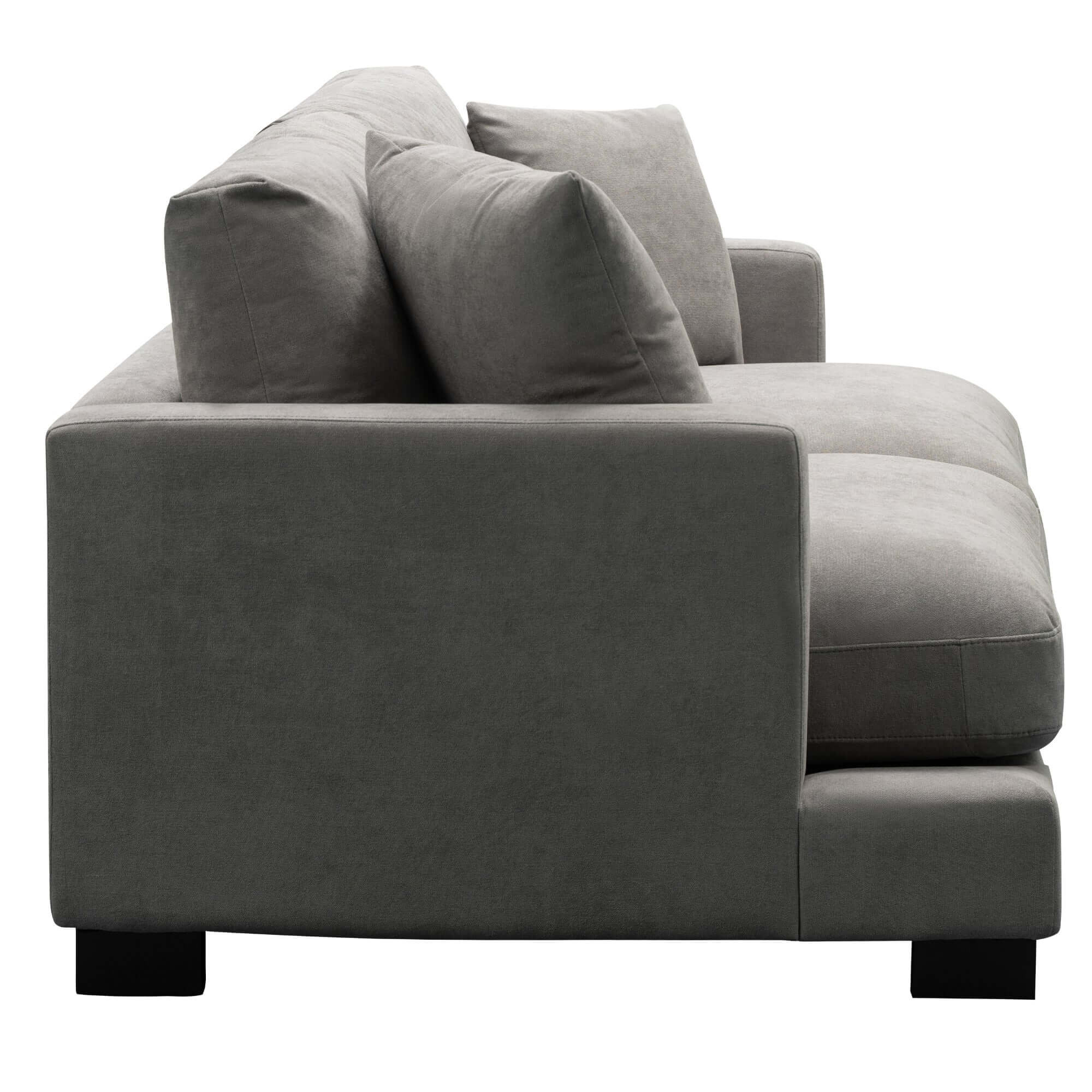 Royalty 3-Seater Grey Sofa | Comfort & Style-Upinteriors