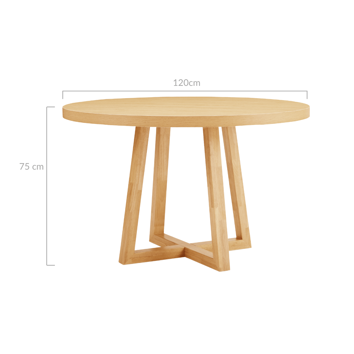 Harry 4 Seater Dining Table - Natural Elegance-Upinteriors