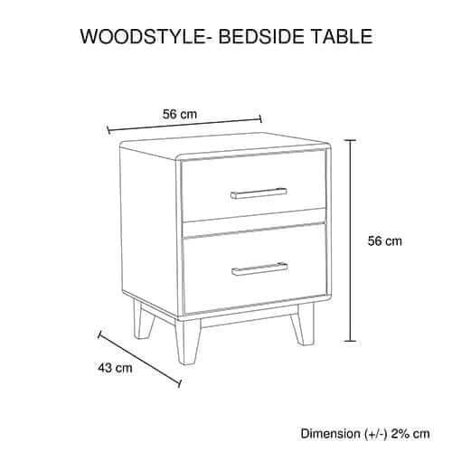 Solid Wood 4-Piece Bedroom Suite - Antique Design-Upinteriors