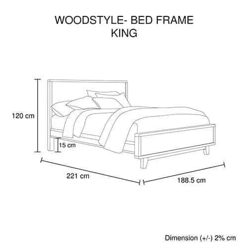 Bedroom Suits for Sale | Buy 4-Piece Light Brown Bed-Upinteriors