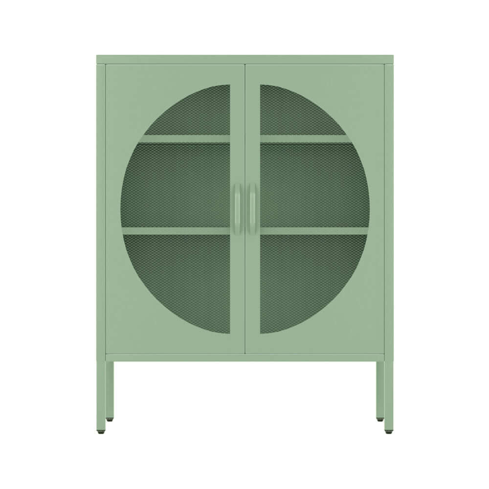 ArtissIn Buffet Sideboard Metal Cabinet - ELSA Green-Upinteriors