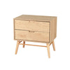 Artiss Bedside Table Drawers Side End Table Storage Cabinet Nightstand Oak GINO-Upinteriors