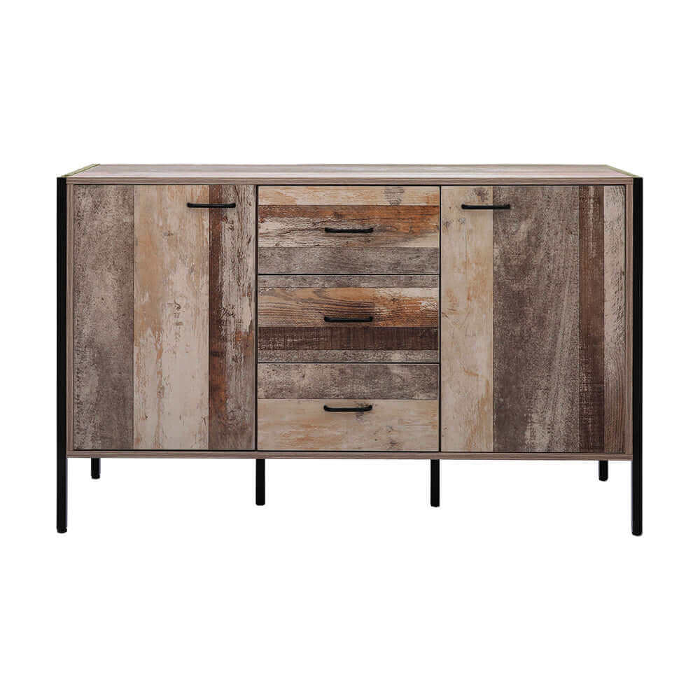 Artiss Buffet Sideboard Storage Cabinet Industrial Rustic Wooden-Upinteriors