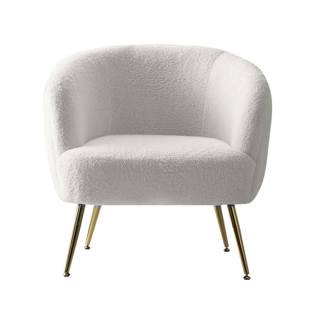 Buy Artiss Armchair Lounge Chair Accent Chairs Armchairs Sherpa Boucle Sofa – Upinteriors-Upinteriors