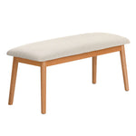 Artiss Dining Bench Upholstery Seat Stool Chair Cushion Furniture Oak 106cm-Upinteriors