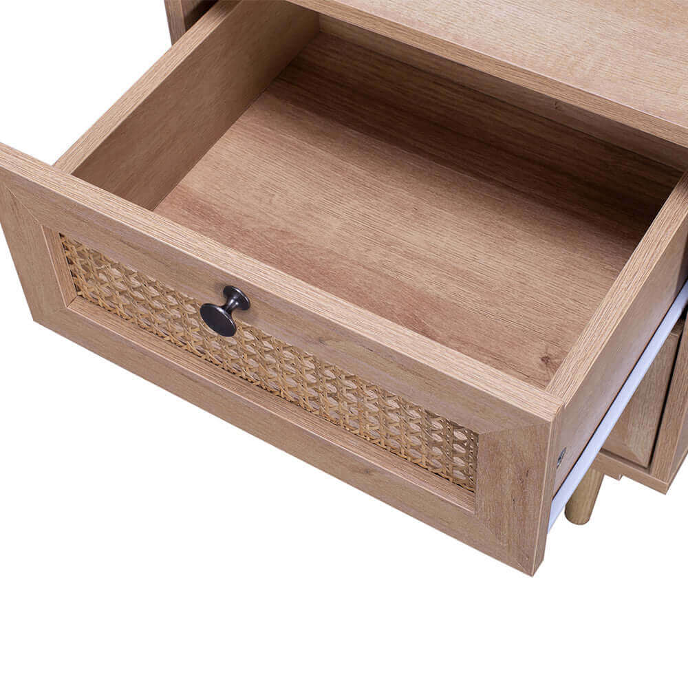 Buy natura rattan bedside table with 2 drawers - upinteriors-Upinteriors
