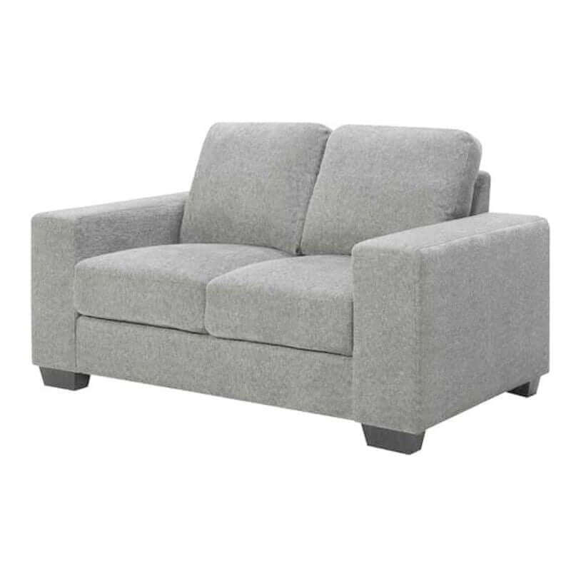 Morgan 2 Seater Fabric Sofa Light Grey-Upinteriors