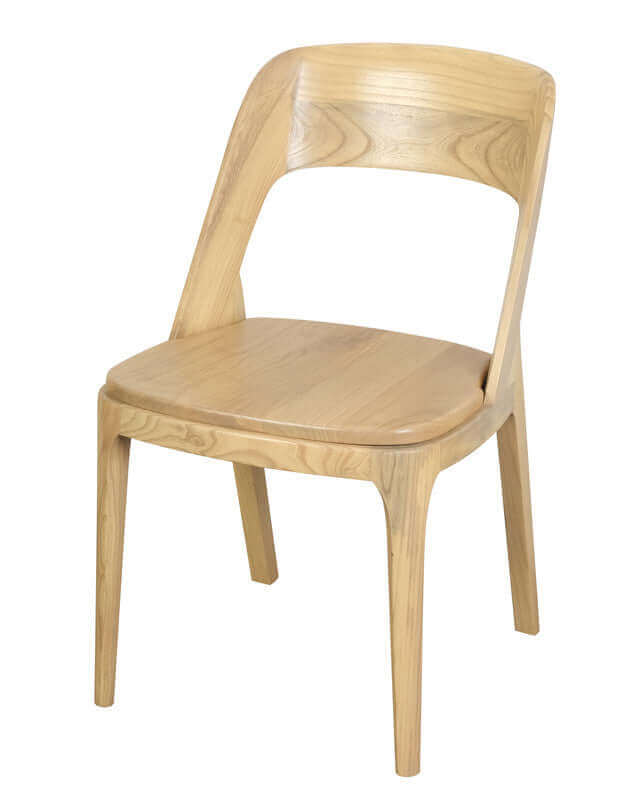 Loft Oak Dining Chair - Set of 2 (Natural)-Upinteriors