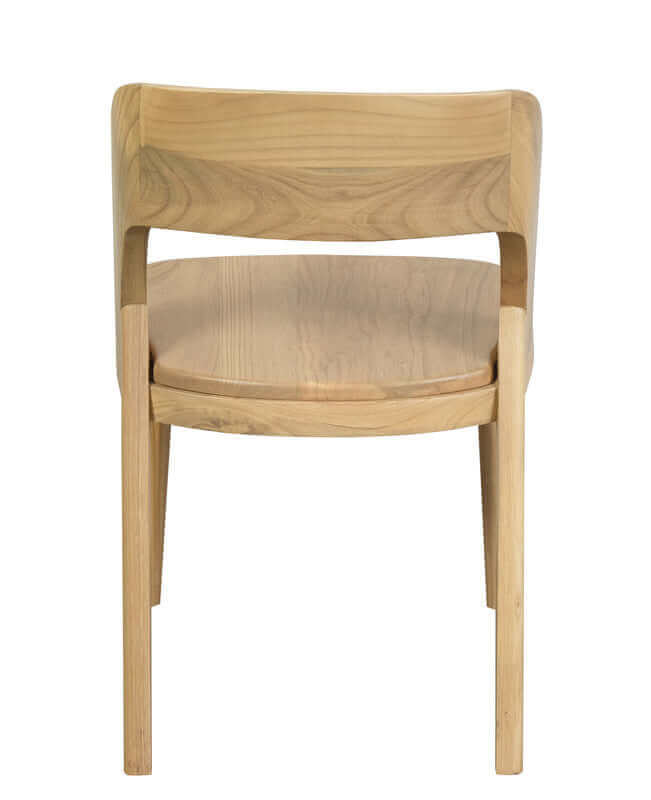 Loft Oak Dining Chair - Set of 2 (Natural)-Upinteriors