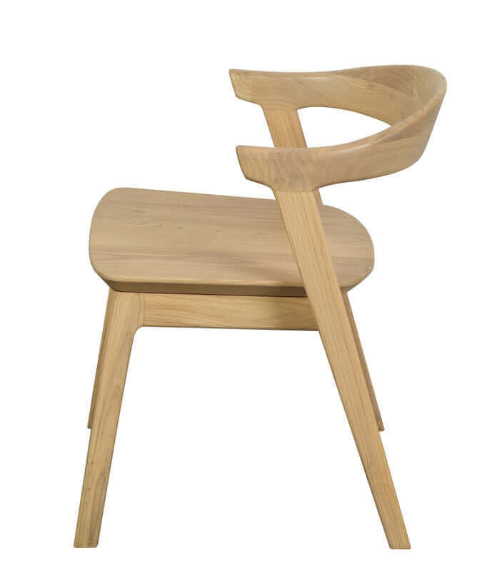 Fynn Oak Dining Chair - Set of 2 (Natural)-Upinteriors
