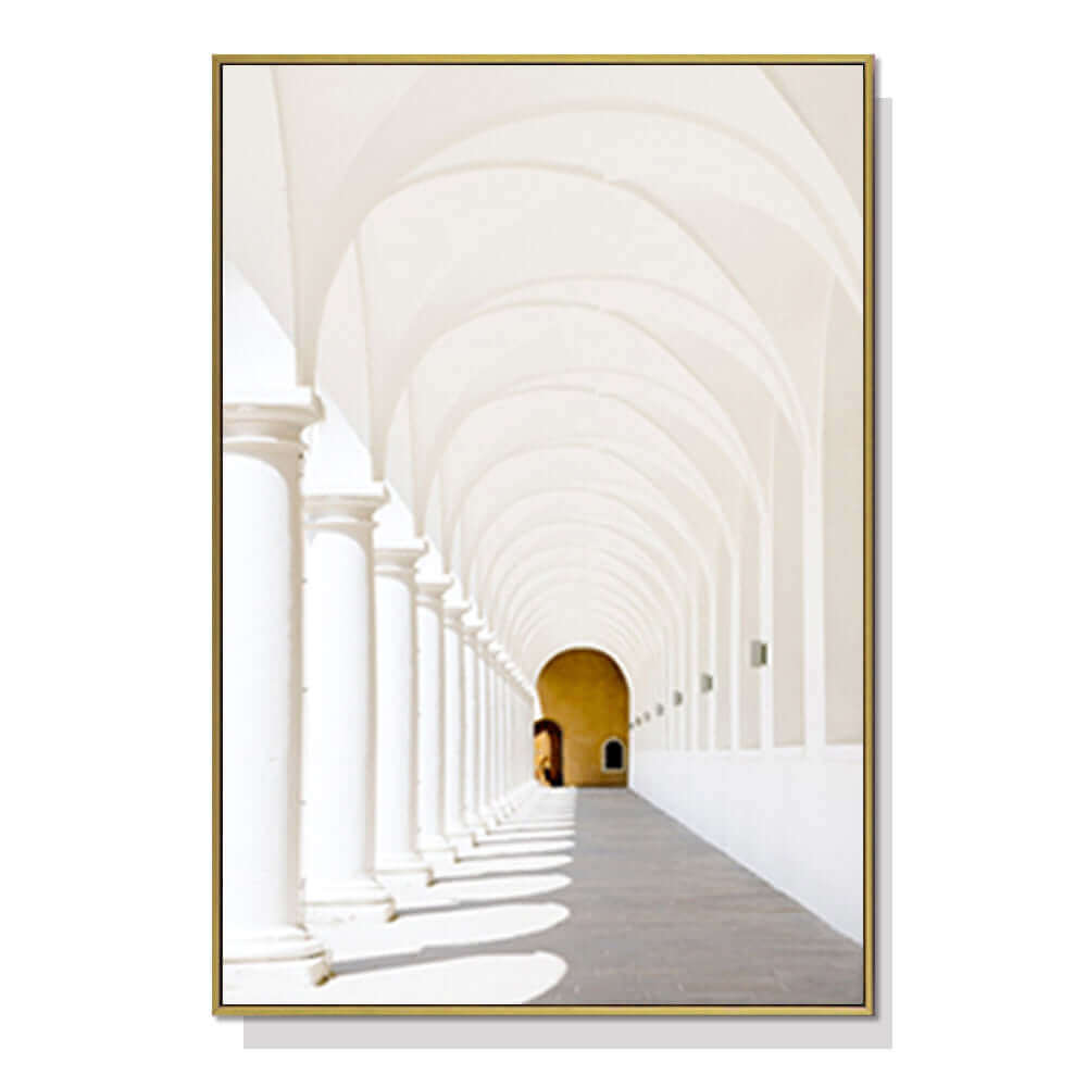 60cmx90cm Long Corridor Style A Gold Frame Canvas Wall Art-Upinteriors