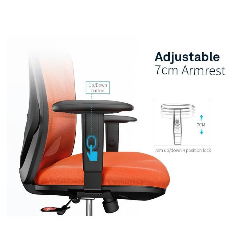 Sihoo M18 Ergonomic Office Chair, Computer Chair Desk Chair High Back Chair Breathable,3D Armrest and Lumbar Support-Upinteriors