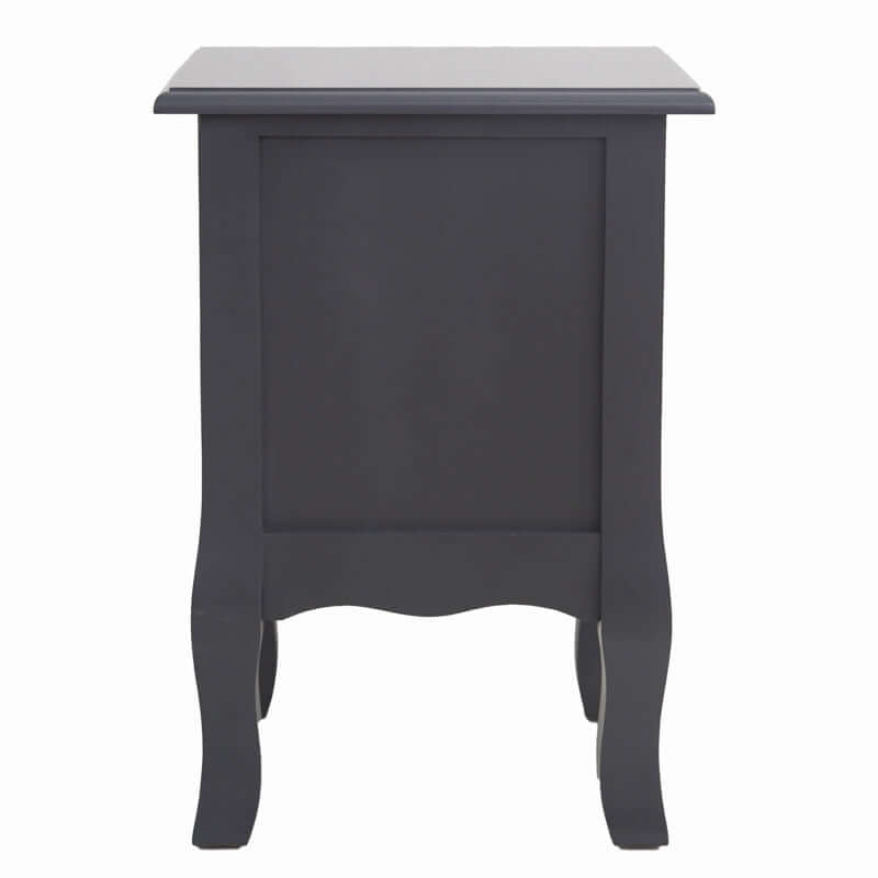 Buy french bedside table nightstand grey set of 2 - upinteriors-Upinteriors