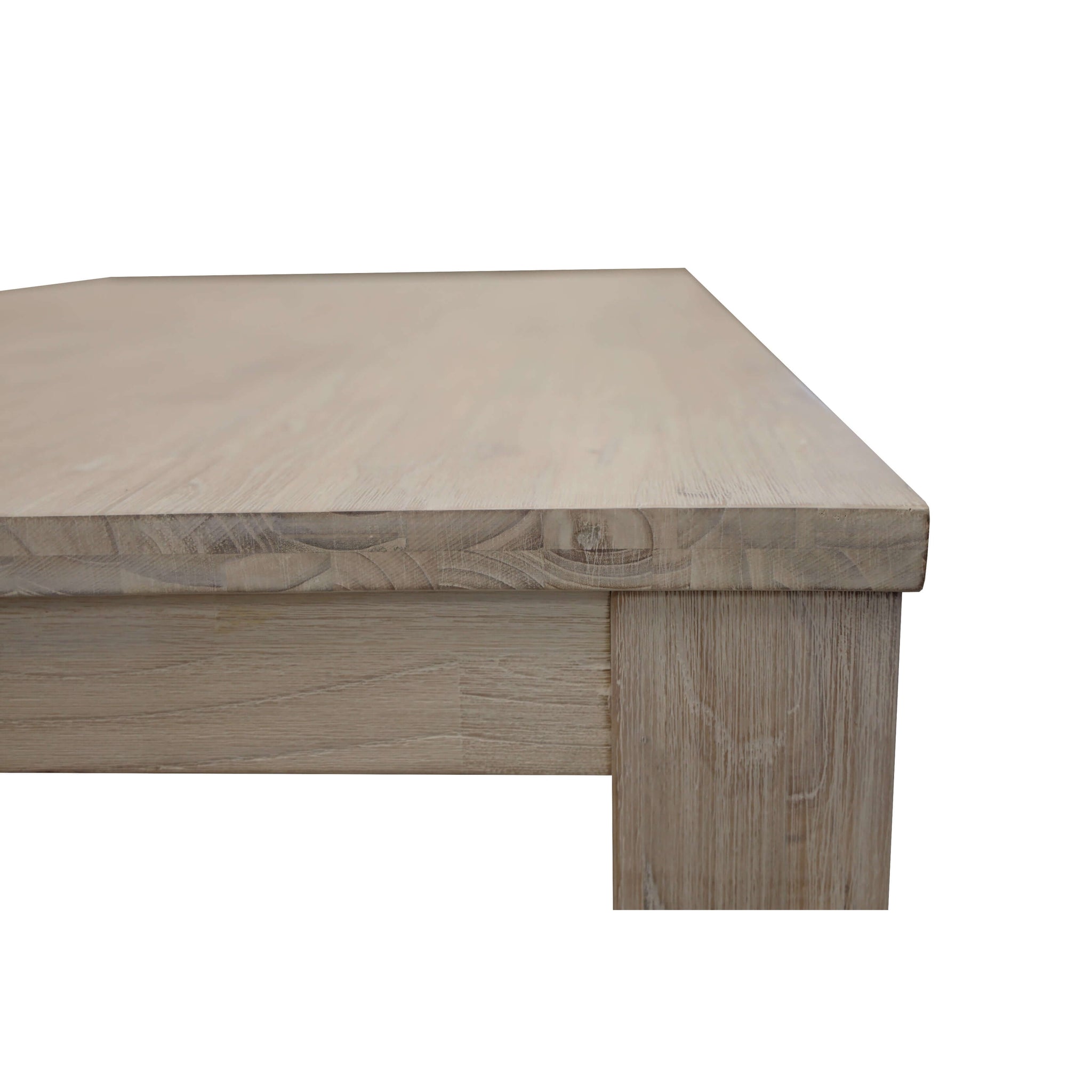 Foxglove Dining Table 190cm Solid Mt Ash Wood Home Dinner Furniture - White-Upinteriors