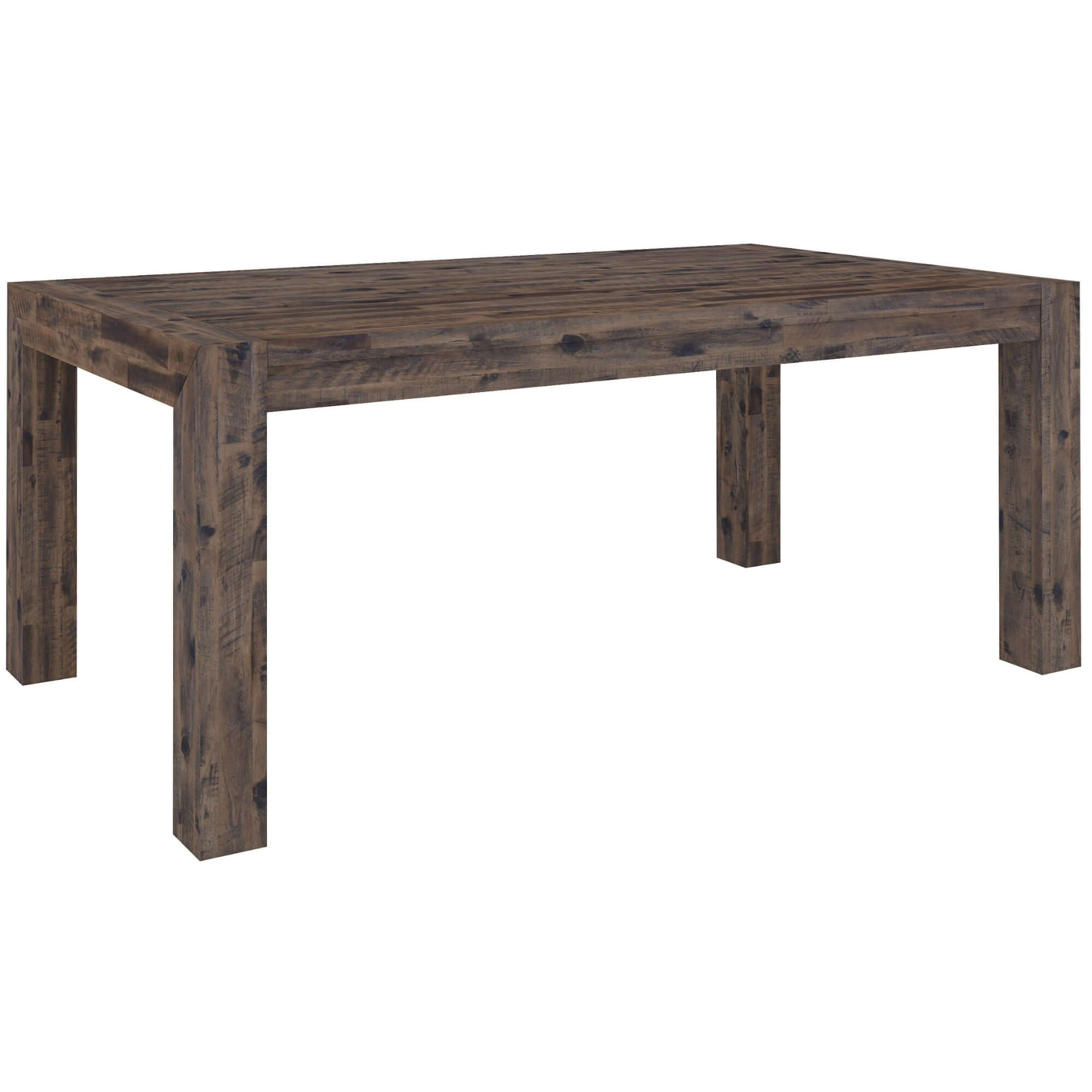 Catmint Dining Table 180cm 6 Seater Solid Acacia Timber Wood - Stone Grey-Upinteriors