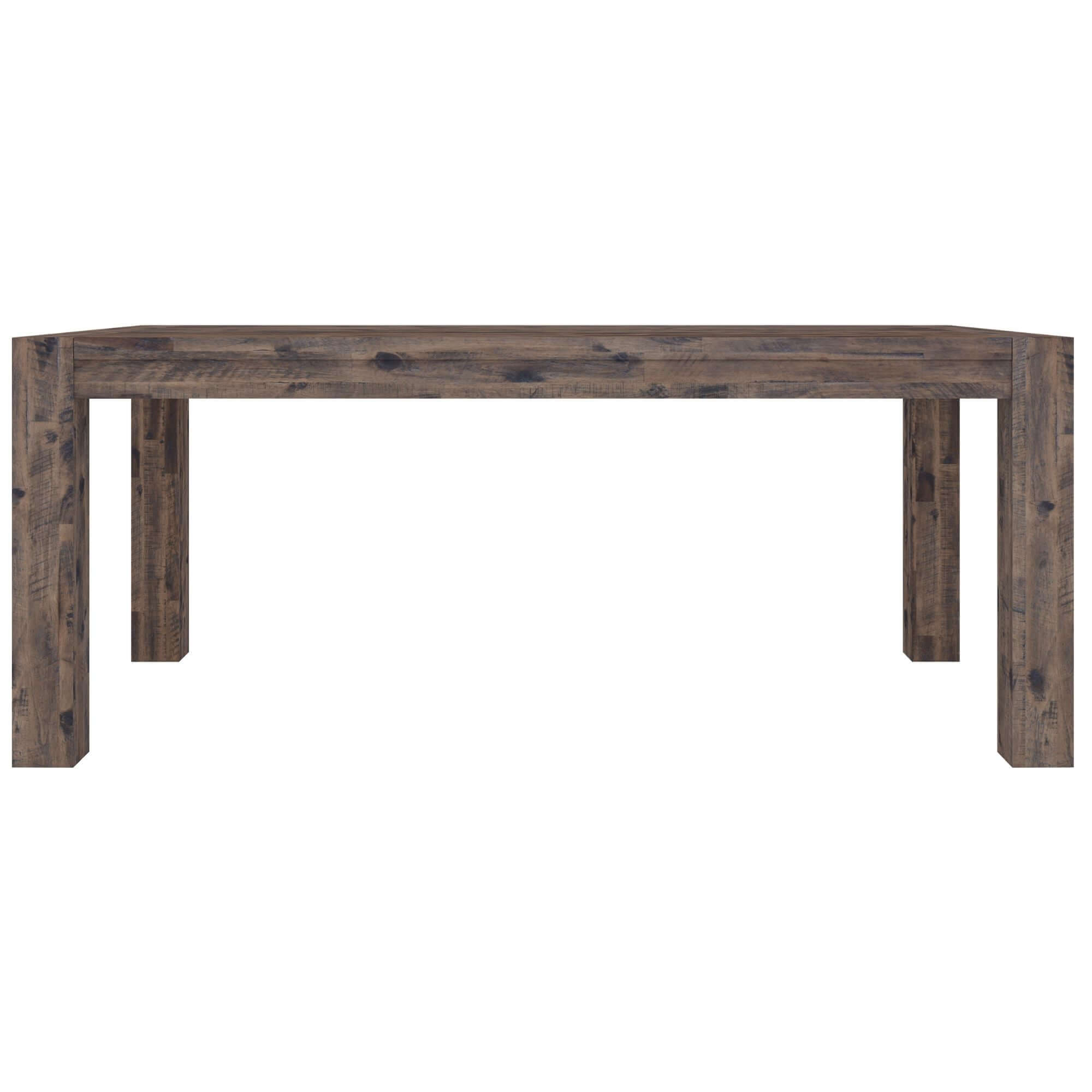 Catmint Dining Table 180cm 6 Seater Solid Acacia Timber Wood - Stone Grey-Upinteriors