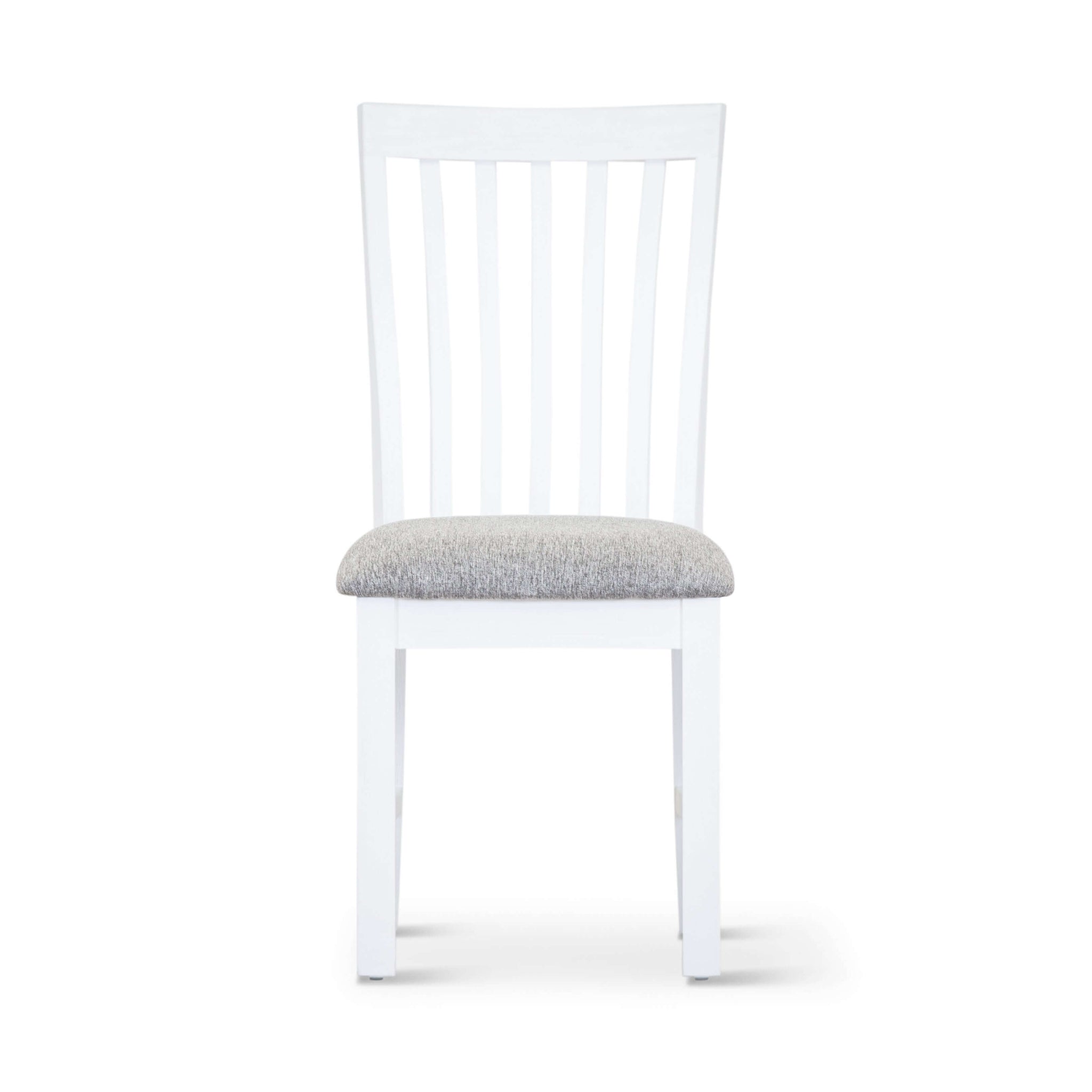 Laelia Dining Chair Set of 4 Solid Acacia Timber Wood Coastal Furniture - White-Upinteriors