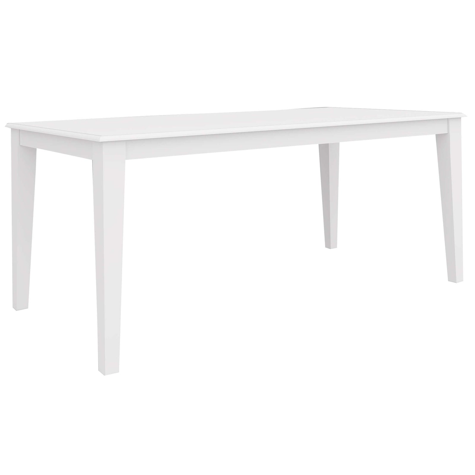Daisy Dining Table 180cm Solid Acacia Timber Wood Hampton Furniture - White-Upinteriors