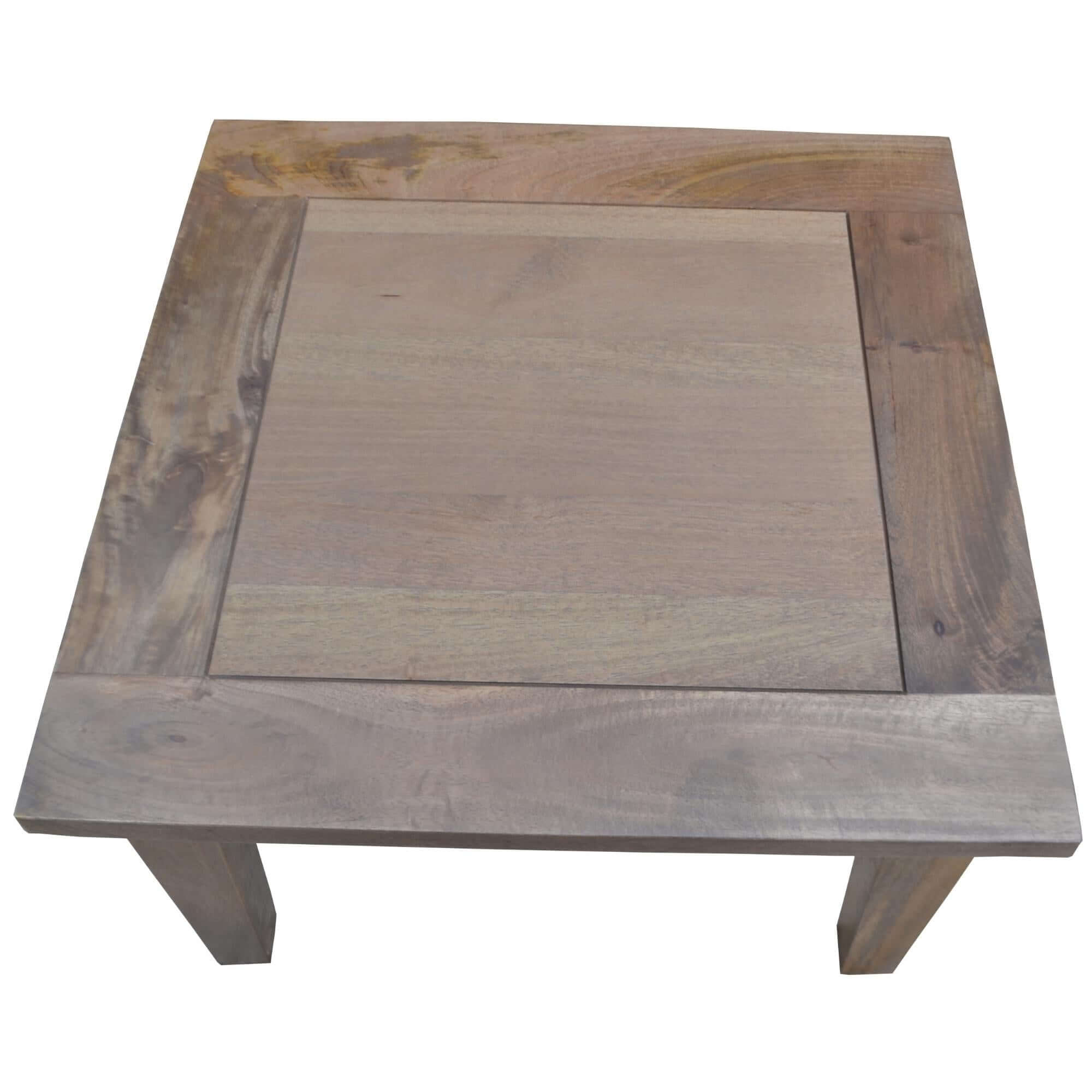 Aksa Lamp Table 60cm Solid Mango Wood Coffee Side Sofa End Desk-Upinteriors