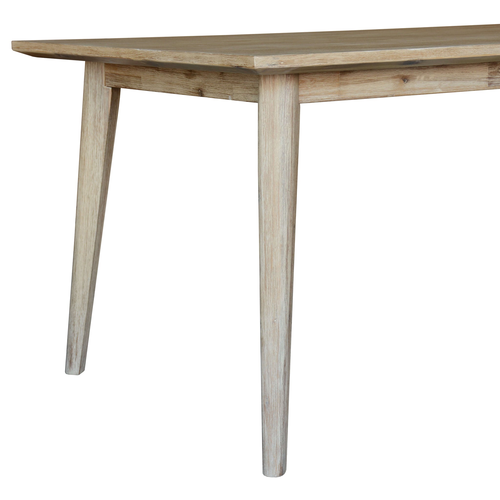 Grevillea Dining Table 210cm Solid Acacia Timber Wood Tropical Furniture - Brown-Upinteriors