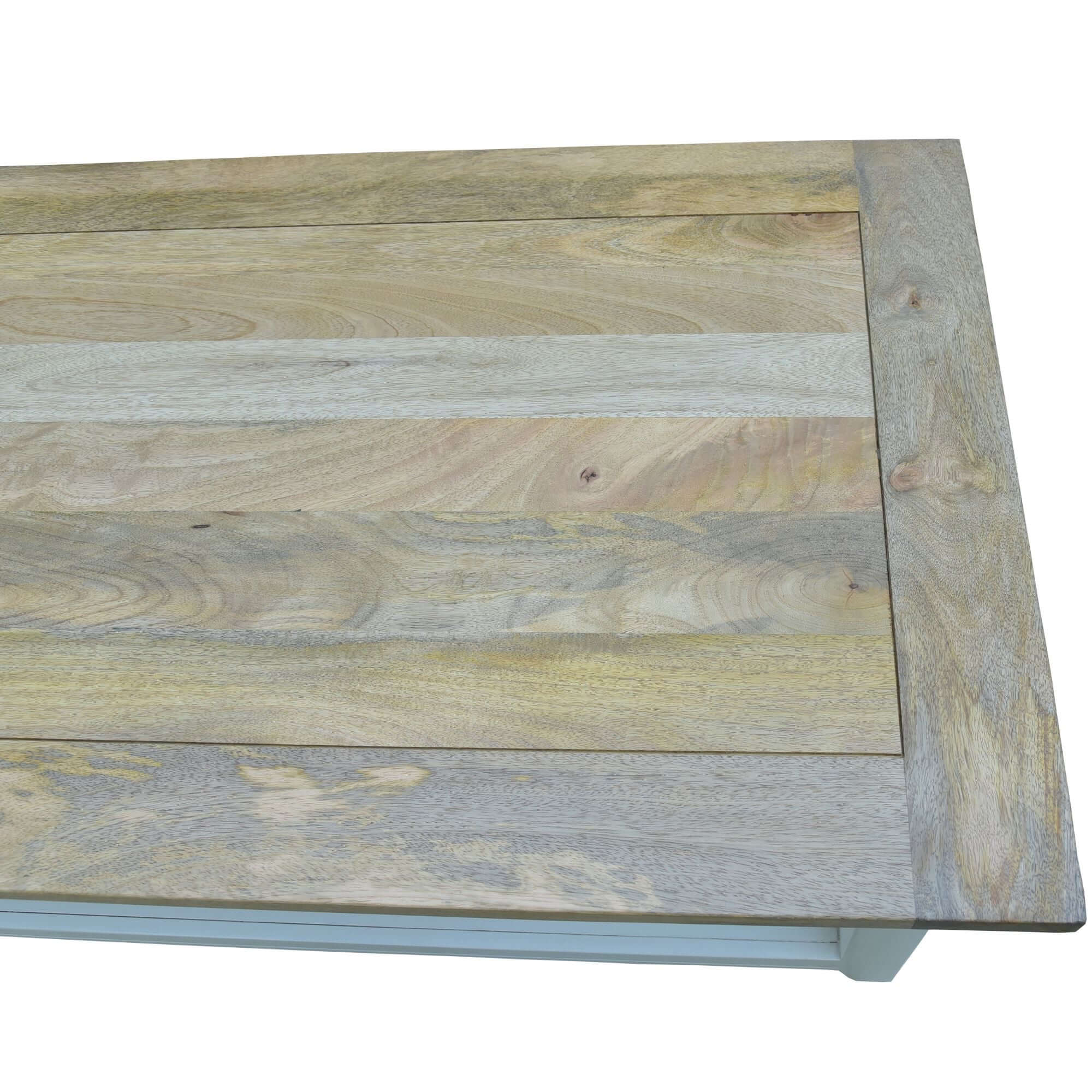 Lavasa Coffee Table 130cm 4 Drawers Solid Mango Wood Modern Farmhouse Furniture-Upinteriors